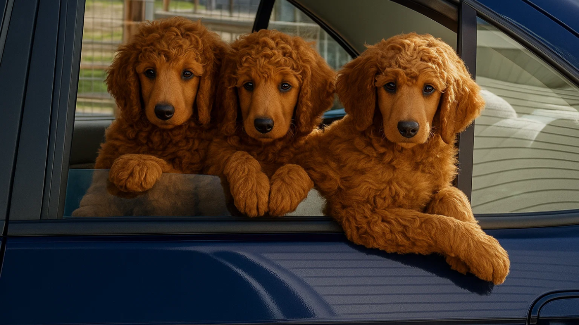 Standard Poodles - image source: @AKC